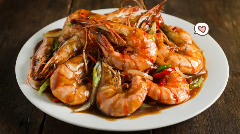 Kreasi Udang Pedas yang Bikin Nagih